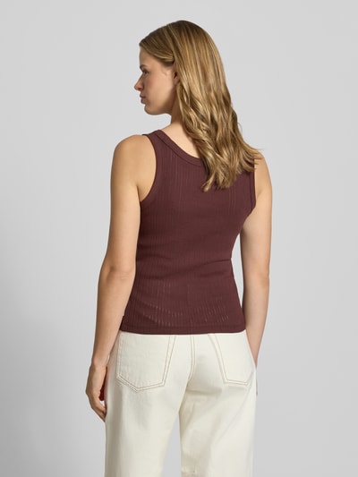 Marc O'Polo DENIM Regular-Fit Tanktop aus reiner Baumwolle Aubergine 5