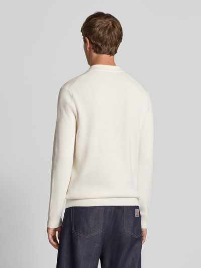 Only & Sons Regular Fit Strickpullover aus Baumwoll-Mix Modell 'PHIL' Offwhite 5