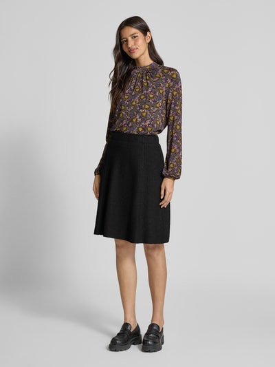 Christian Berg Woman Spódnica o długości do kolan z zakładkami Czarny 1