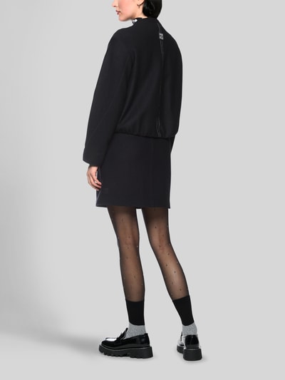 Marc Cain Blouson aus Wolle mit Schleifendetail Black 5