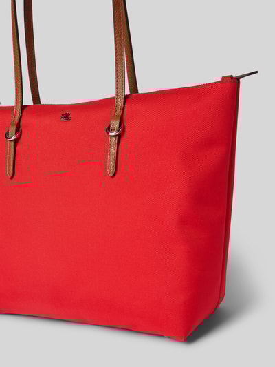 Lauren Ralph Lauren Torba tote z aplikacją z logo model ‘KEATON’ Czerwony 3