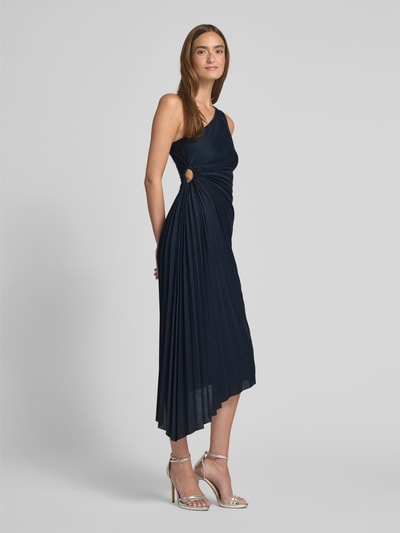 V by Vera Mont Cocktailkleid mit seitlicher Raffung Dunkelblau 1