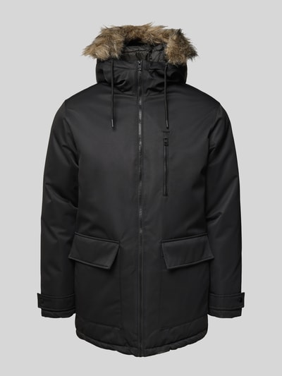 Jack & Jones Jack met capuchon, model 'CHARLIE' Zwart - 2