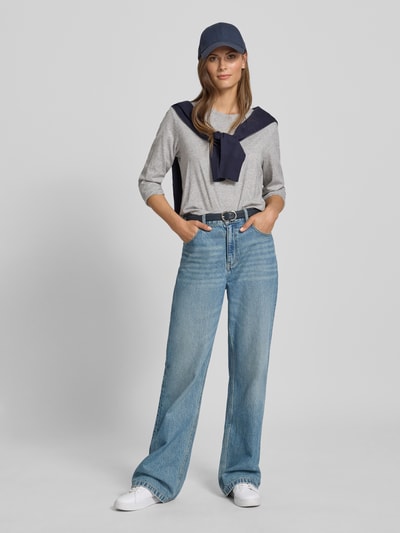 Polo Ralph Lauren Regular fit shirt met lange mouwen van een mix van katoen en modal Middengrijs gemêleerd - 1