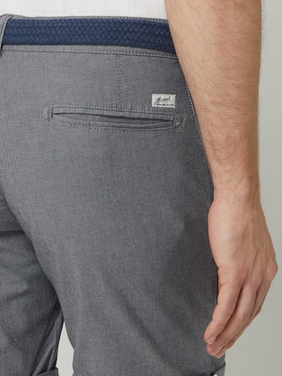 MCNEAL Slim Fit Chino-Shorts mit Stretch-Anteil  Marine 3