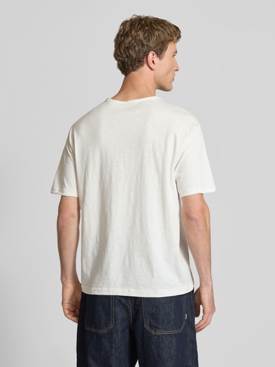Marc O'Polo DENIM Relaxed Fit T-Shirt aus reiner Baumwolle Weiss 5