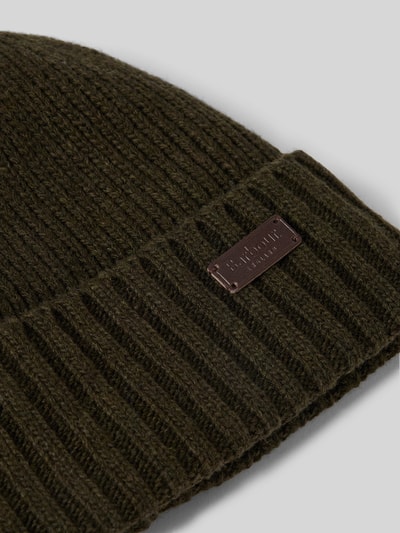 Barbour 'Beanie met labelbadge Donkergroen - 2