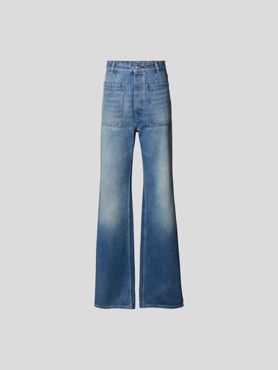 MM6 Maison Margiela High Waist Jeans mit Wide Leg Blau 2