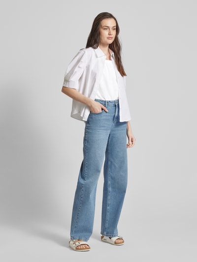 Esprit Linnen blouse in mouwloos design Offwhite - 1