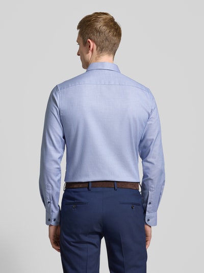 ETERNA SLIM FIT Koszula biznesowa o kroju regular fit z kołnierzykiem typu kent Królewski niebieski 5