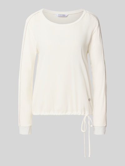 ZABAIONE Blouseshirt met ronde hals Wit - 2