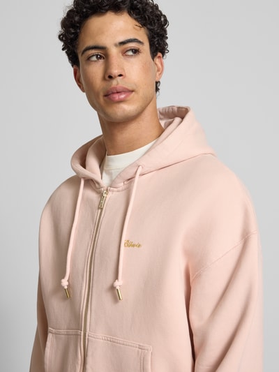 BLKVIS Sweatjacke mit Känguru-Tasche Altrosa 3