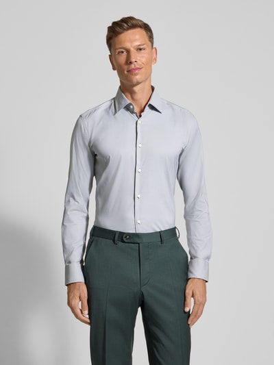 BOSS Slim fit overhemd met enkele knoopsluiting, model 'HANK' Groen - 4