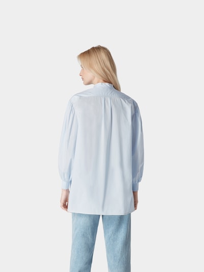 Tory Burch Bluse mit V-Ausschnitt Hellblau 5