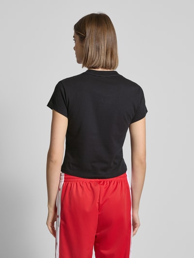 adidas Originals T-Shirt mit Label-Stitching Black 5