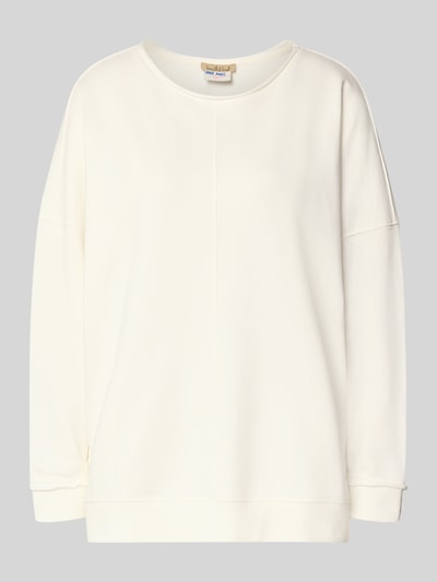 Produktfoto, Oversized Sweatshirt aus Baumwoll-Mix von Smith and Soul in Creme mit Rundhalsausschnitt und elastischen Ärmelabschlüssen.