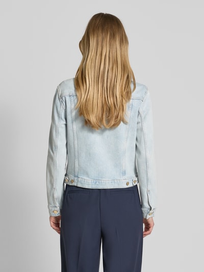 Marc O'Polo Regular Fit Jeansjacke aus Baumwoll-Mix Hellblau Melange 5