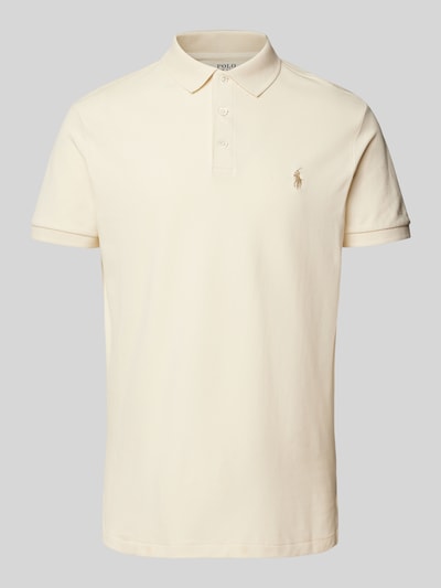 Polo Ralph Lauren Poloshirt mit Label-Stitching Beige 2