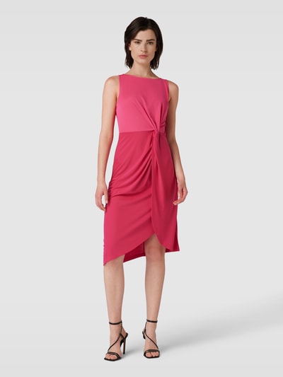 Lauren Ralph Lauren Midikleid in Wickel-Optik Modell 'FINA' Pink 4