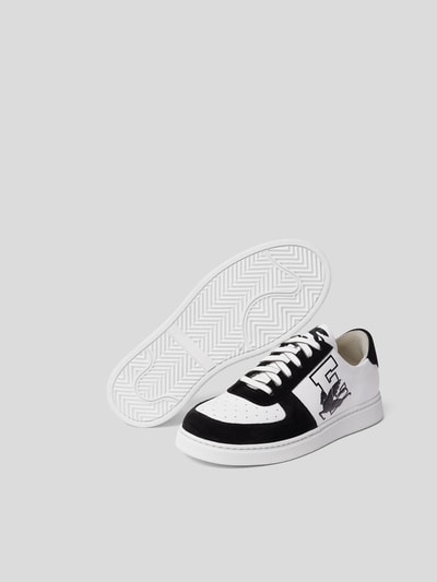Etro Sneaker mit Label-Print Schwarz 5