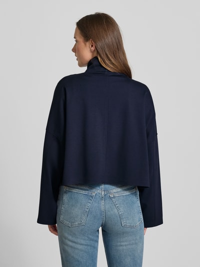 Drykorn Kurtka z mieszanki wiskozy ze stójką model ‘ELSTOW’ Granatowy 5