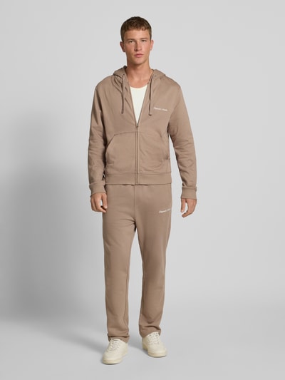 Jack & Jones Sweatjacke mit Känguru-Tasche und Reißverschluss Beige 1