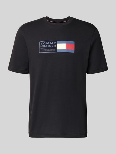 Tommy Hilfiger Regular Fit T-Shirt aus reiner Baumwolle Black 2