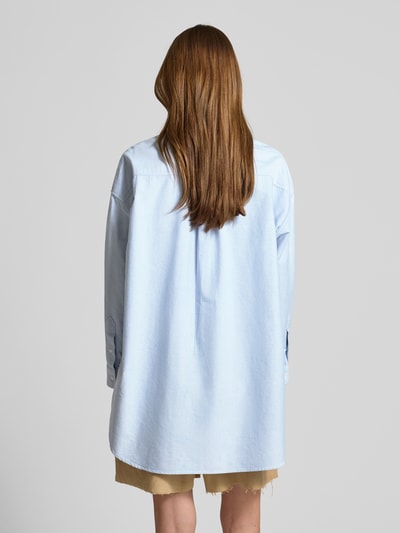 Polo Ralph Lauren Regular fit overhemdblouse met logostitching Blauw - 5