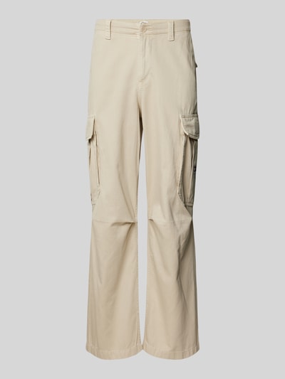 Tommy Jeans Cargohose mit Label-Detail Modell 'AIDEN' Beige 2