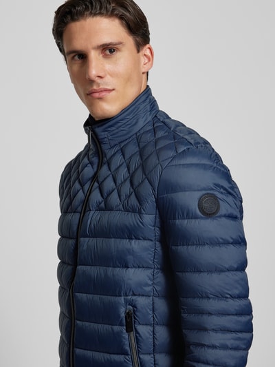 Christian Berg Men Steppjacke mit Reißverschlusstaschen Marine 3