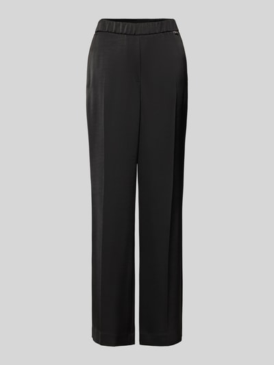 Marc Cain Stoffen broek met elastische band Zwart - 2