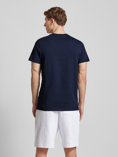 Tommy Jeans T-shirt met labelstitching Marineblauw - 5