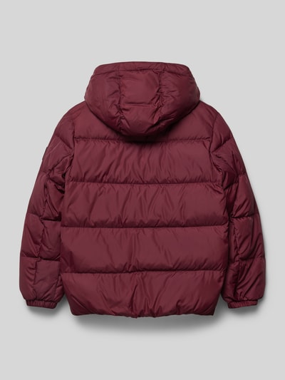 Tommy Hilfiger Teens Daunenjacke mit Kapuze Bordeaux 3