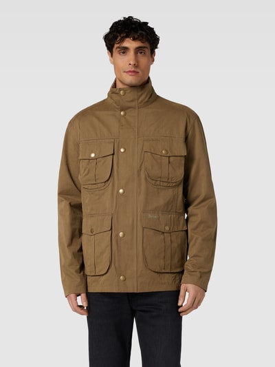 Barbour Jacke mit Stehkragen Modell 'SANDERLI' Sand 4