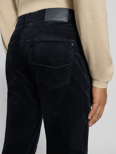 Pierre Cardin Regular Fit Cordhose mit Eingrifftaschen Modell 'Laval' Marine 3