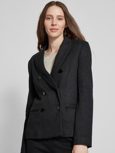 Stefanel Blazer mit Leistentaschen Black 3