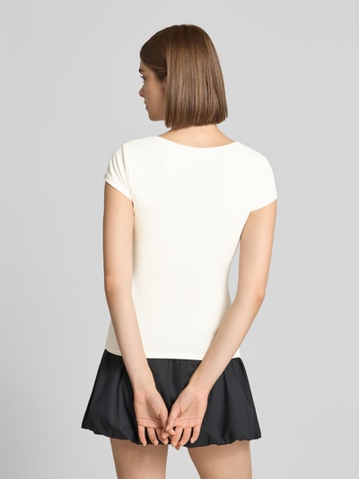Gina Tricot T-Shirt mit integriertem BH Offwhite 5