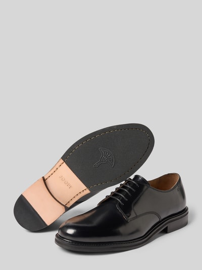 JOOP! SHOES Buty sznurowane z wytłoczonym logo model ‘Lusso’ Czarny 4