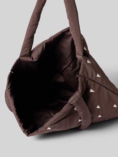 STUDIO NOOS Tote Bag mit Tragehenkel Dunkelbraun 5