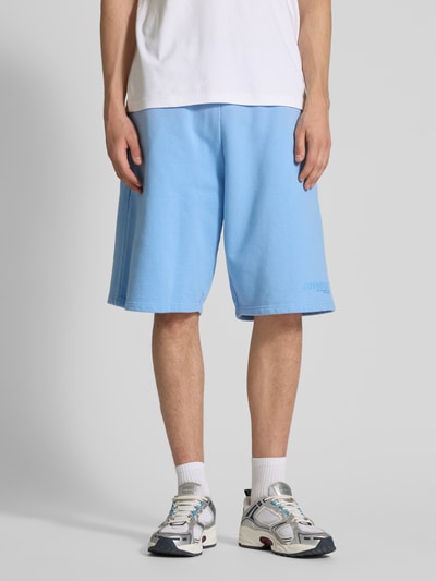 REVIEW Shorts mit elastischem Bund Hellblau 4
