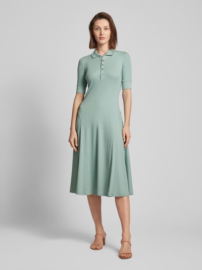 Lauren Ralph Lauren Polokleid mit halblangen Ärmeln Modell 'LILLIANNA' Mint 4