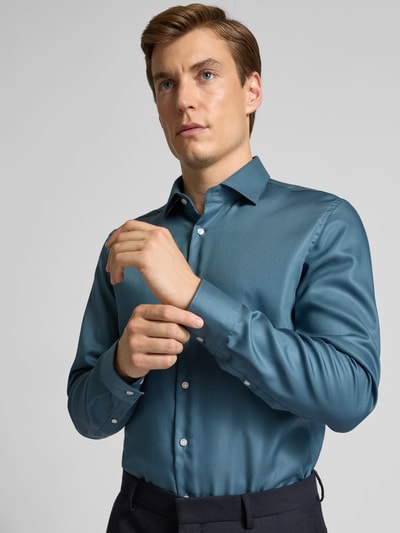 SEIDENSTICKER Slim Fit Business-Hemd mit Kentkragen Gruen 3