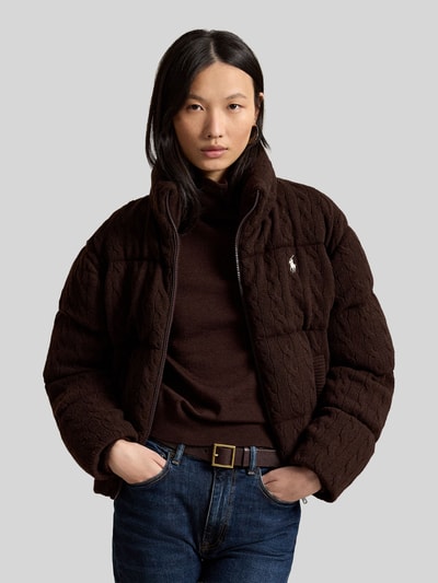 Polo Ralph Lauren Regular Fit Steppjacke aus Woll-Kaschmir-Mix Schoko 4