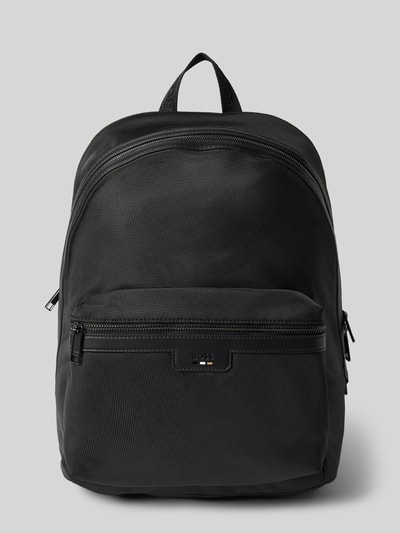 BOSS Rucksack mit Label-Badge Modell 'Ray' Black 2