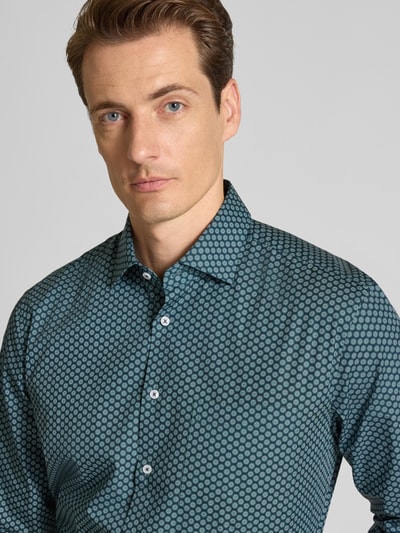 SEIDENSTICKER REGULAR FIT Regular Fit Business-Hemd mit Kentkragen Gruen 3
