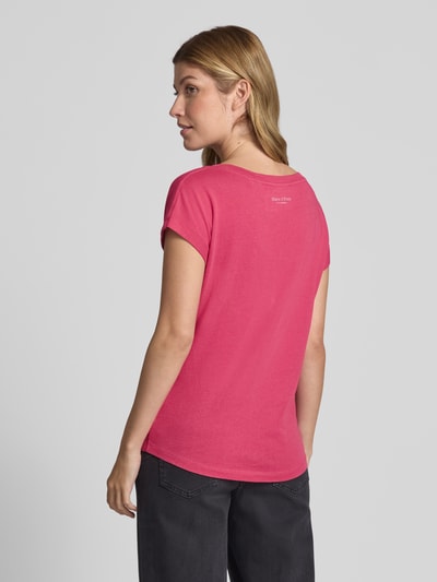 Marc O'Polo Regular Fit T-Shirt aus reiner Baumwolle Pink 5
