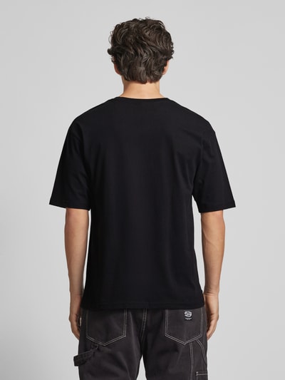 REVIEW T-Shirt mit Label-Print Black 5