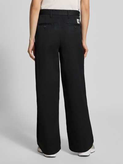 Carhartt Work In Progress straight fit broek met ritssluiting model 'Omak' Zwart - 5