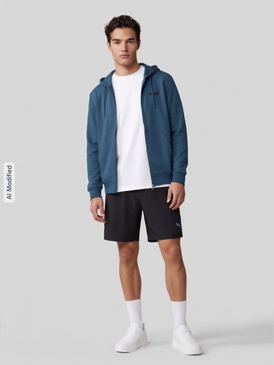 PUMA Performance Regular Fit Sweatjacke aus Baumwoll-Mix Petrol 1