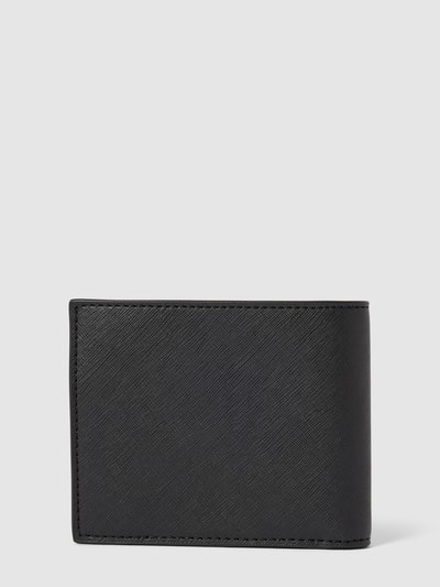 BOSS Portemonnaie aus Leder mit Label-Detail Modell 'Zair' Black 2